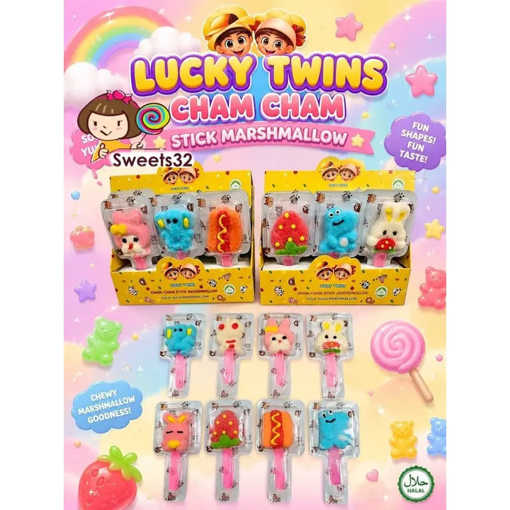 Lucky twins cham cham sanwa Qiyan